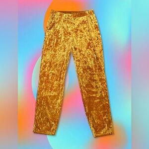 Velvet Gold Pants